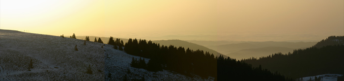 Schneelandschaft auf dem Feldberg Schwarzwald