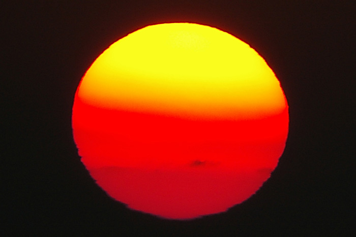 Sonnenuntergang Atmosphäre Störung