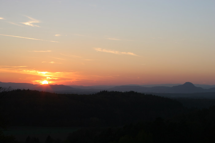 Sonnenuntergang Rosenegger Berg Hohentwiel