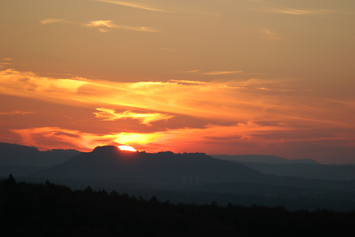 Sonnenuntergang Rosenegger Berg