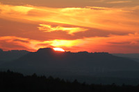 Sonnenuntergang Rosenegger Berg