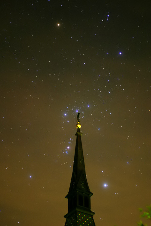 Sternbild Orion Kirche Wahlwies